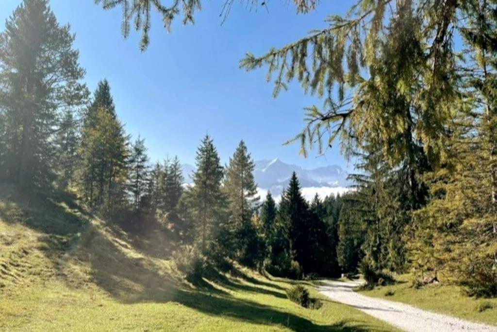 Zentral, Ruhig & Stilvoll Mit Bergpanorama+ Garten جارمش بارتنكيرشن المظهر الخارجي الصورة